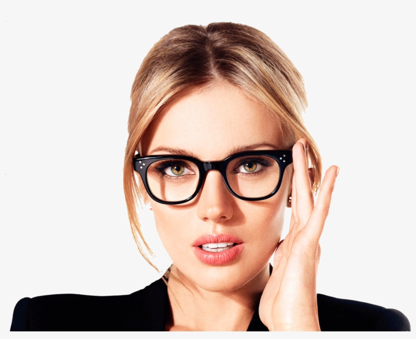 En Sol, Lentes De Contacto, Etc - Девушка В Очках Png, transparent png