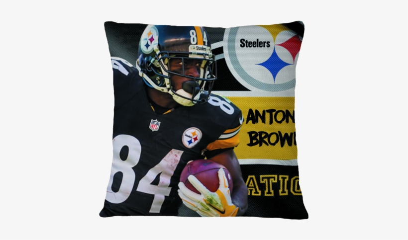 Antonio Brown Cool Pillow - Allposters.com Wall Decal: Nfl Antonio Brown 2016 Realbig,, transparent png