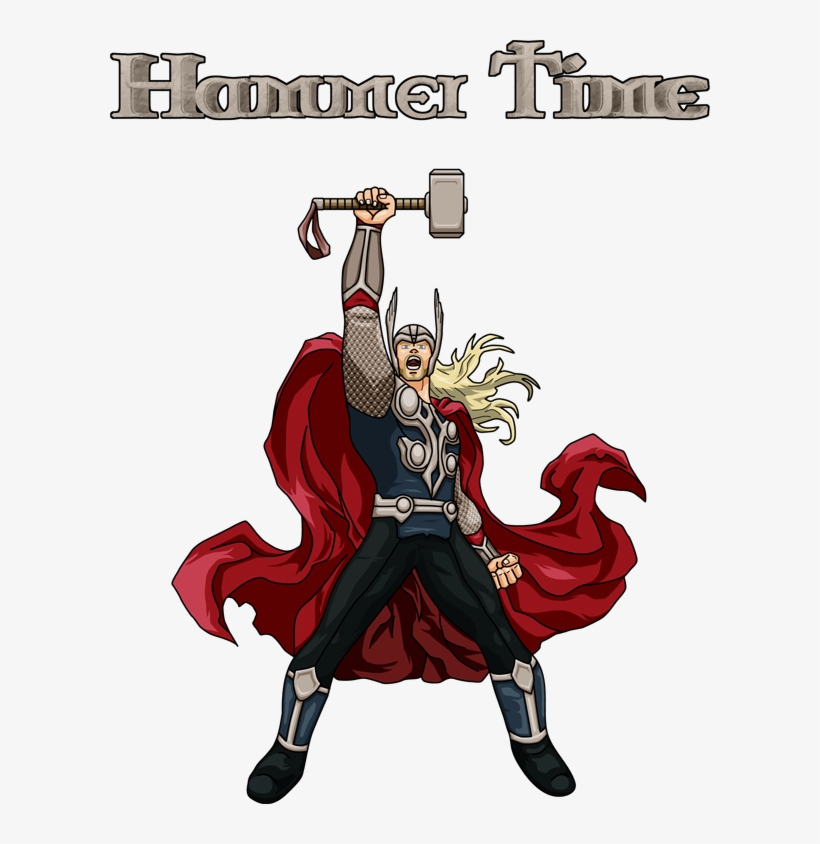 Thor Time By Crula - Its Hammer Time Thor, transparent png