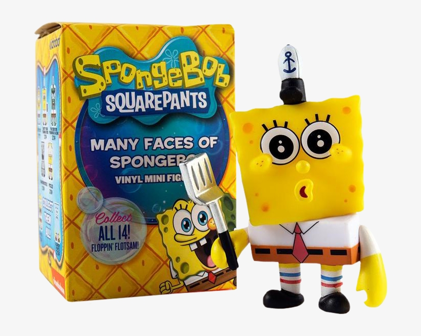 Many Faces Of Spongebob Mini Series Blind Box 3” Vinyl - Spongebob Squarepants: Fool's Gold [book], transparent png