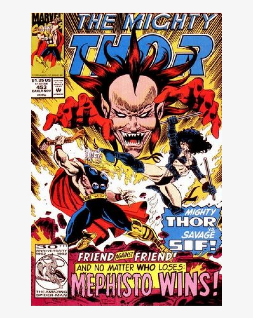 Купете Comics 1992-11 The Mighty Thor - Web Of Spider-man Issue #96 Nm Spirits Of Venom Ghost, transparent png