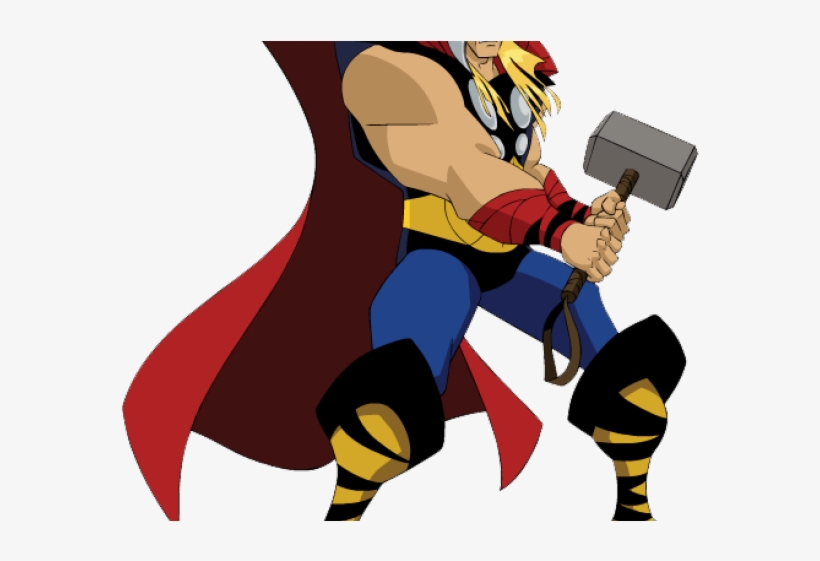 Head Clipart Thor - Avengers Earth's Mightiest Heroes, transparent png