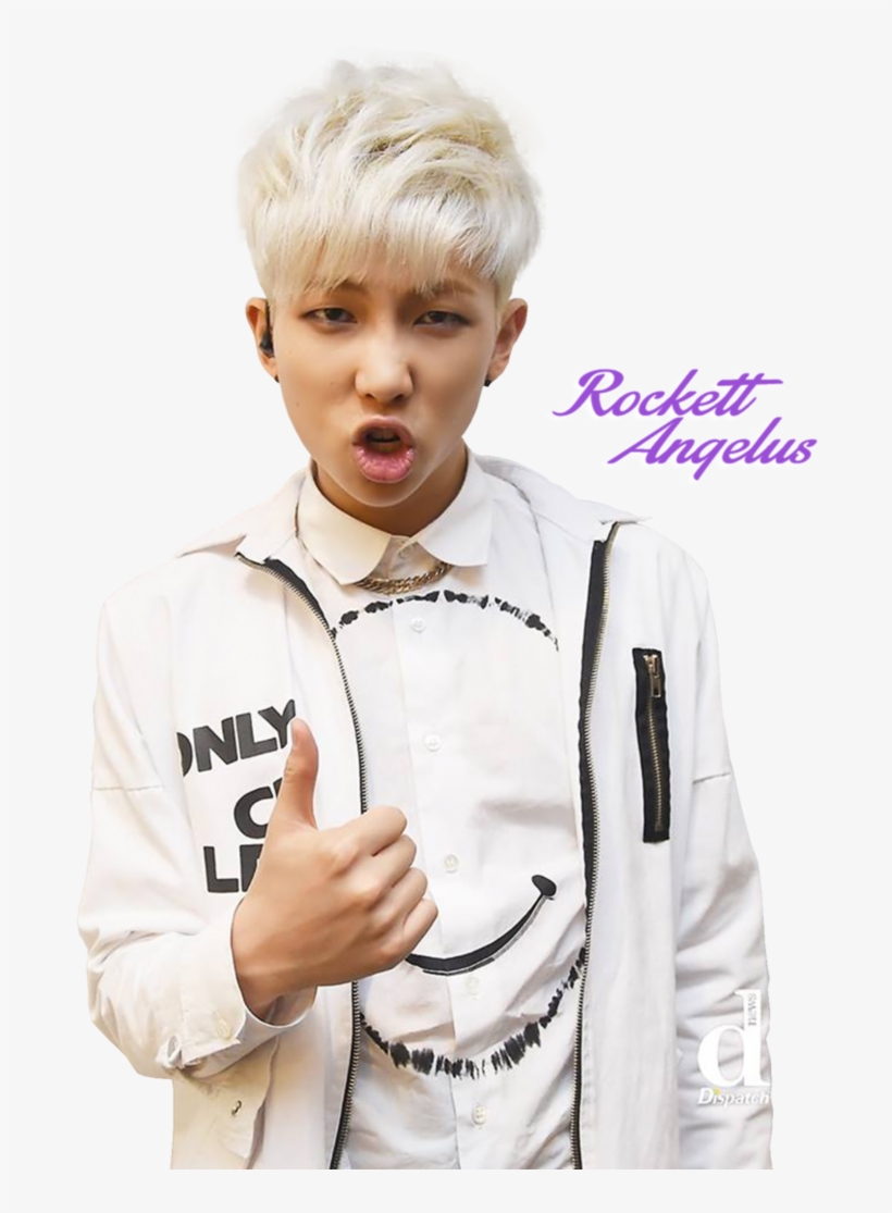 Rap Monster Render By Rockettangelus On Deviantart - Bts, transparent png