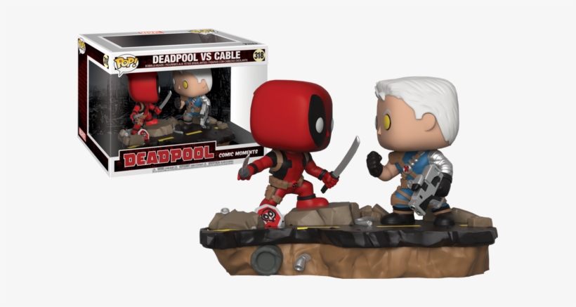 Deadpool Vs Cable Comic Moments Pop Vinyl Figure 2-pack - Funko Pop Deadpool Vs Cable, transparent png