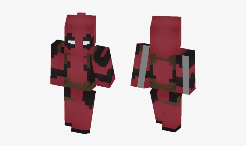 Deadpool - Spiderman Ps4 Minecraft Skin, transparent png