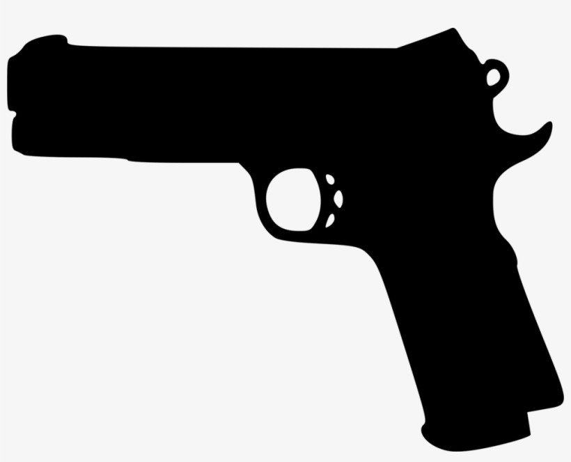 Firearm Handgun Clip Free Commercial - Handgun Clipart, transparent png