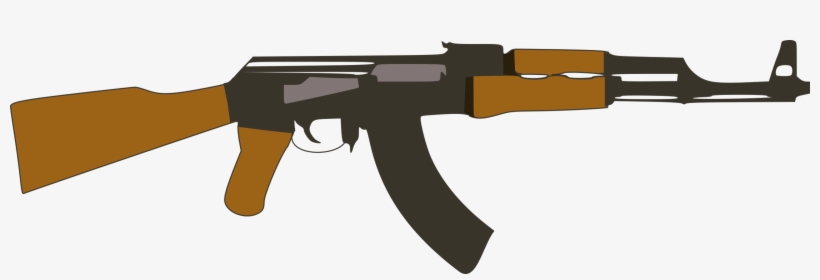 Ak-47 Rifle Automatic Firearm Weapon - Ak 47, transparent png