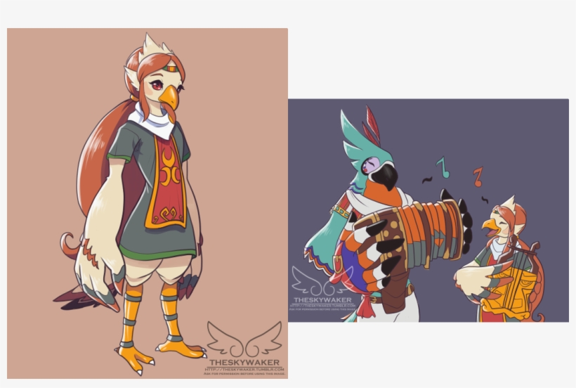 Redesign Using Breath Of The Wild Style - Breath Of The Wild Medli, transparent png