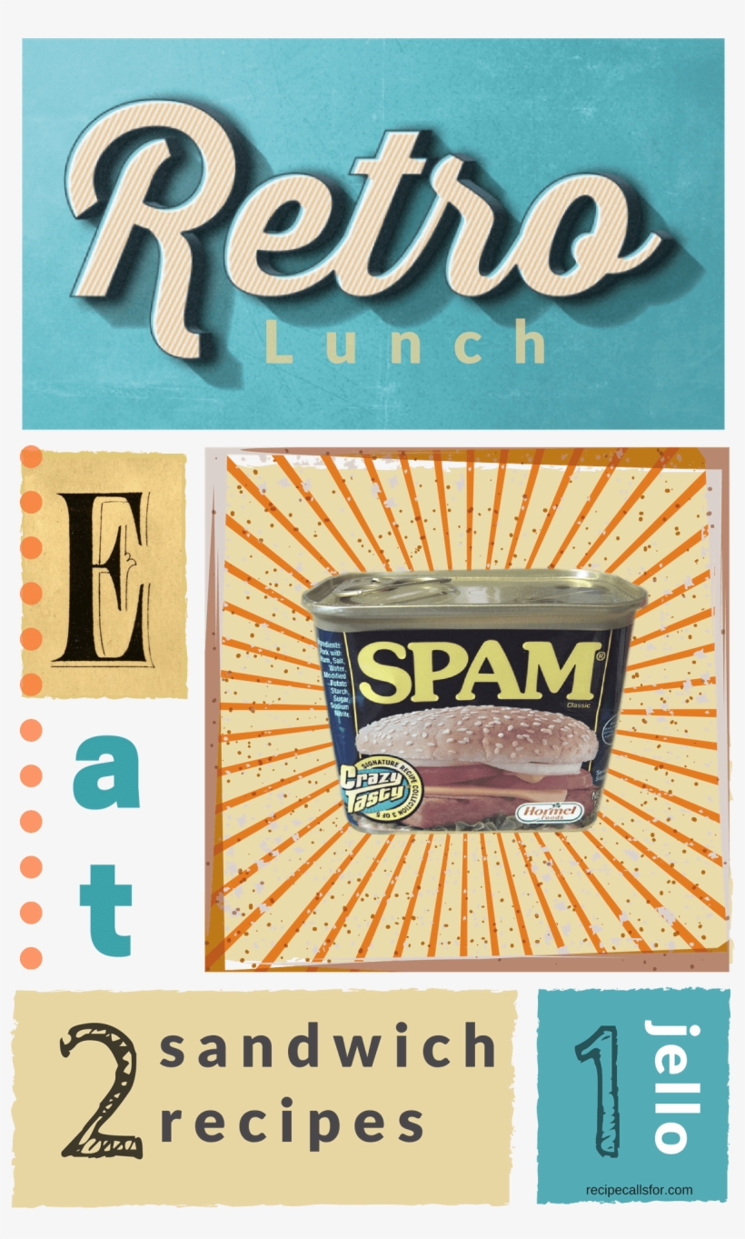 Retro Lunch, Spam & Jello - Hormel Spam Classic - 8 Pack, 12 Oz Cans, transparent png