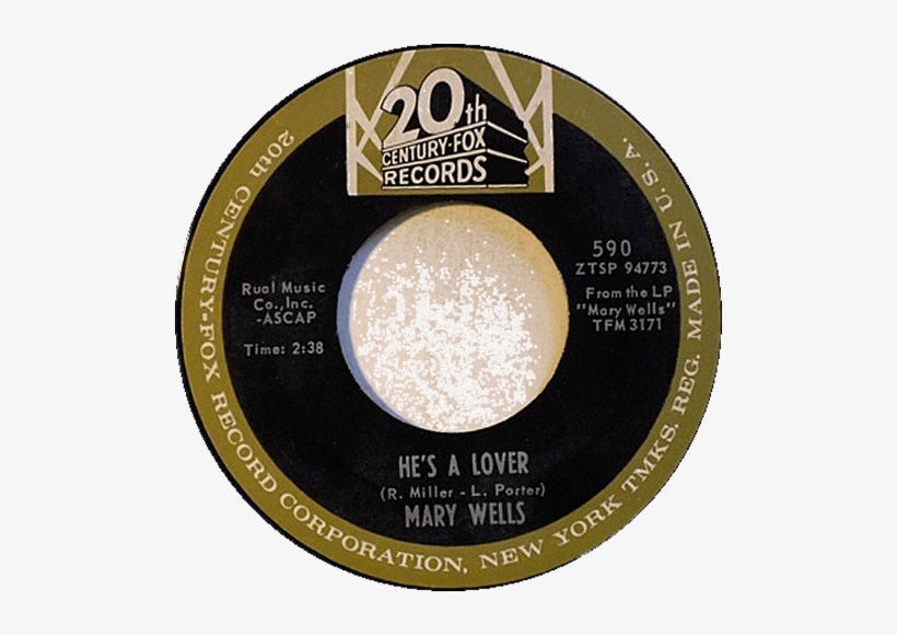 Mary Wells On Twentieth -century Fox Records - 1960's 45's Picture Sleeves, transparent png