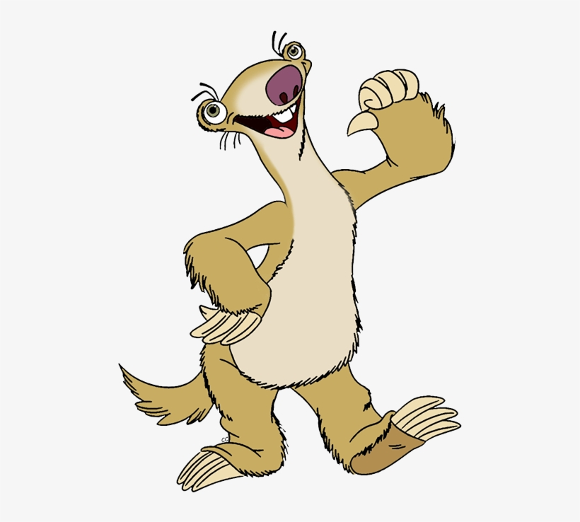 20th Century Fox Clipart 3 By Robert - Sid Cartoon Ice Age, transparent png
