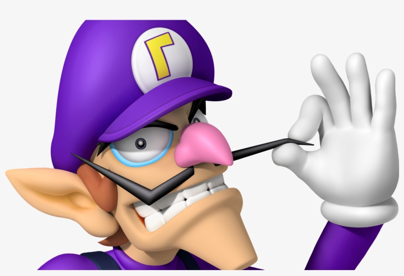 We First Met Waluigi On The Tennis Court As A Doubles - Amiibo Super Mario Series Figure (waluigi), transparent png