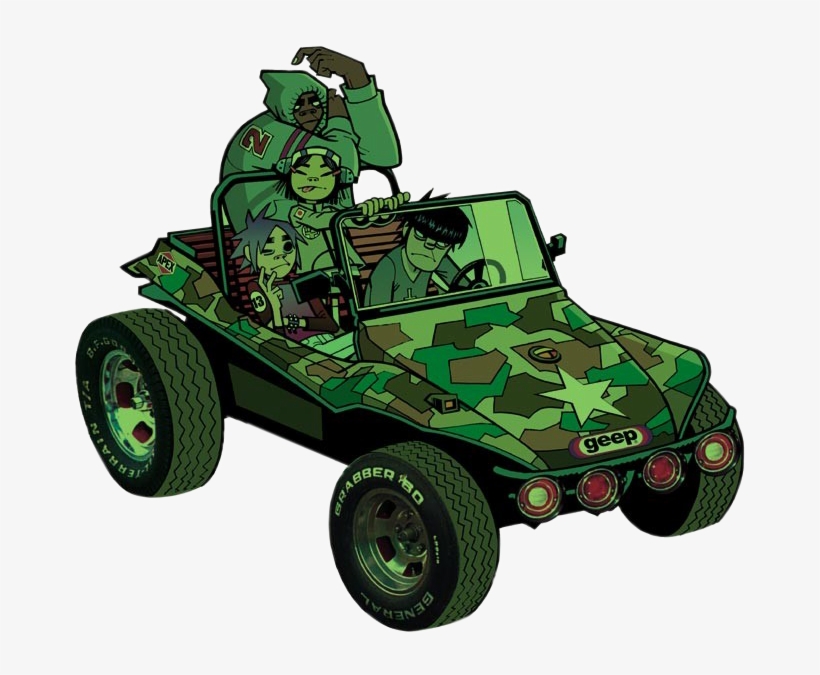 I Attempted To Create A 3d Model Of The Gorillaz Geep - Beep Boop It's A Joop, transparent png