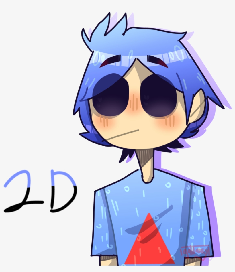 2d From Gorillaz - Cartoon, transparent png