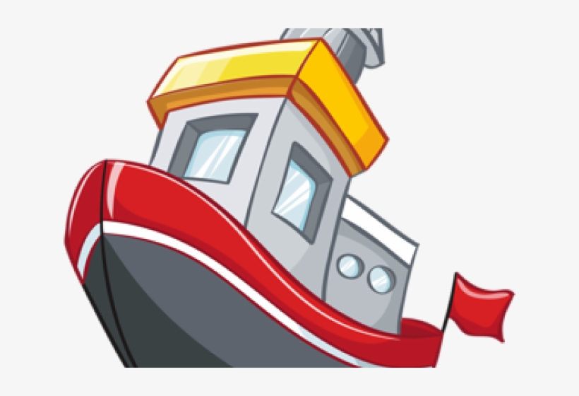 Fishing Boat Clipart Transportation - Un Dibujo De Mar Con Barcos, transparent png