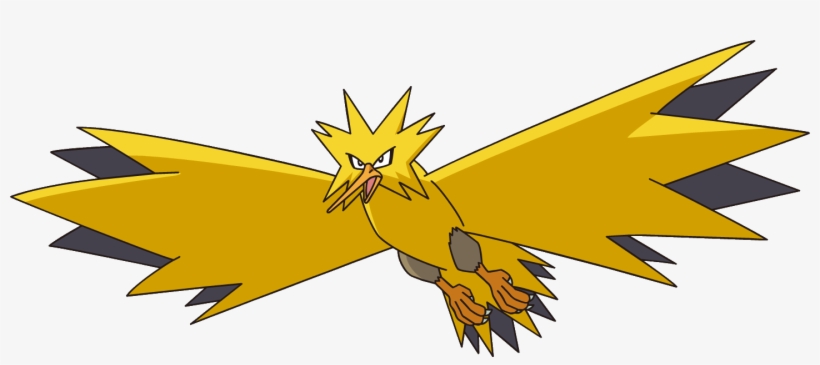 145zapdos Ag Anime 3 - Pokemon Zapdos Png, transparent png