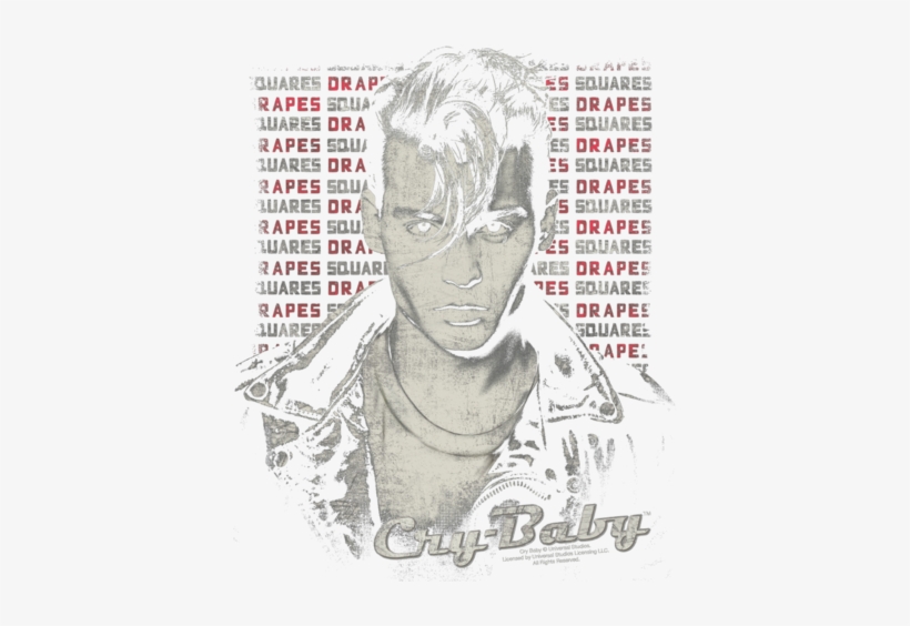 Cry Baby Drapes And Squares Juniors Tank - Poster, transparent png