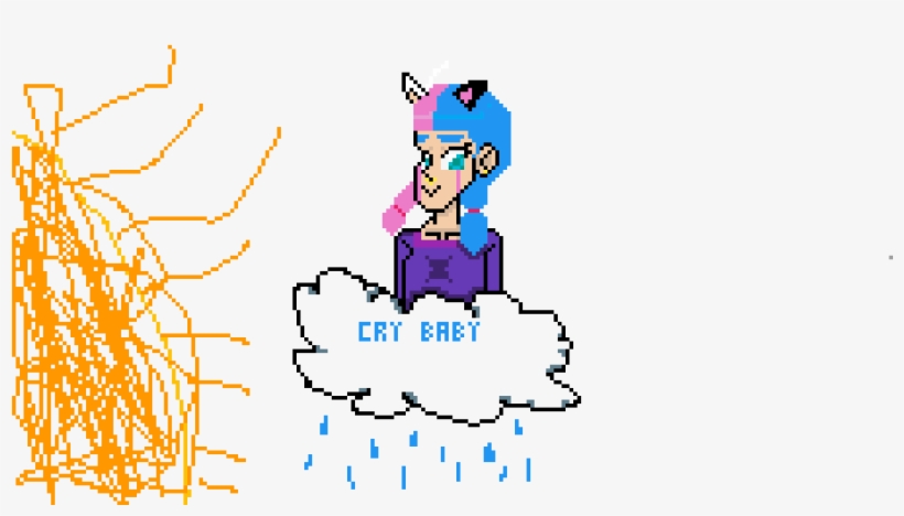 Cry Baby Kitty - Cartoon, transparent png