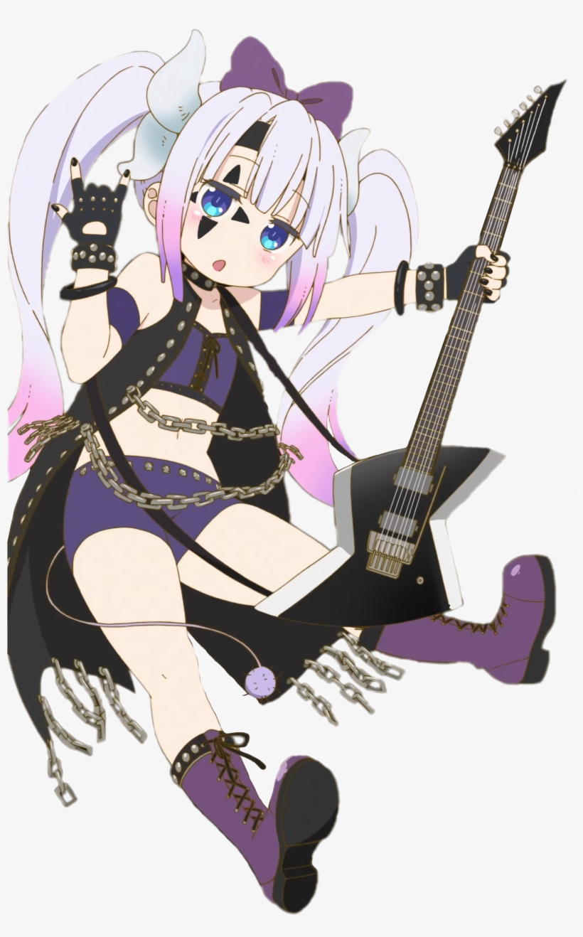 Purple Anime Mangaka Fictional Character - Hot Japan Anime Miss Kobayashi's Dragon Maid Kanna, transparent png