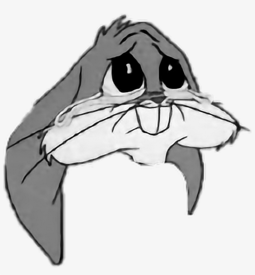Download Transparent Bunny Bugsbunny Rabbit Sad Upset Cry Baby ...