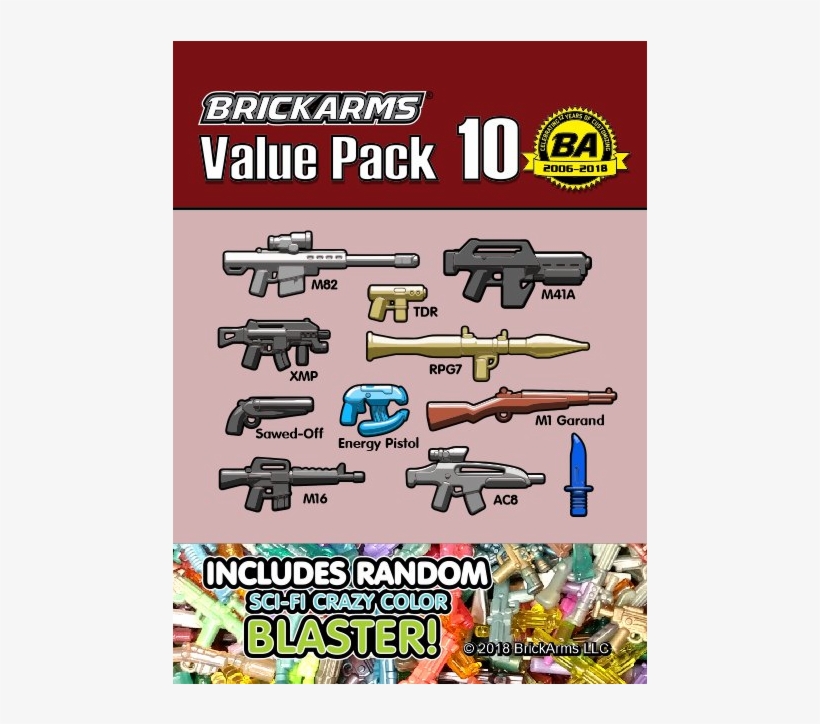 Brickarms Value Pack - Brickarms Value Pack 10, transparent png