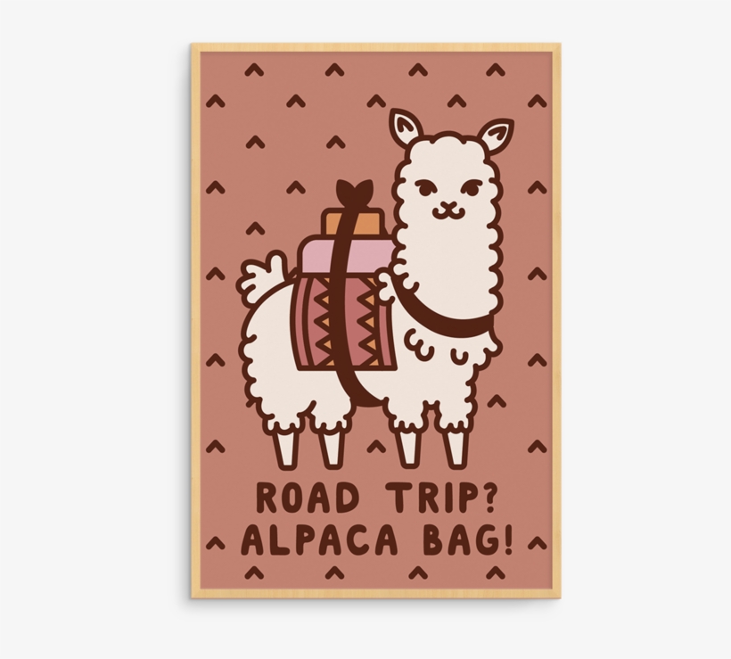 Alpaca Bag Mini Print, transparent png