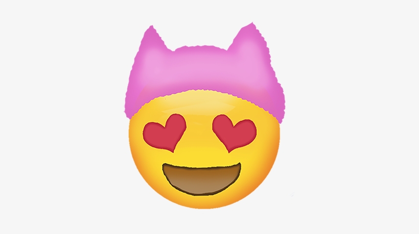 Krista Suh's Pink Hat Emojis - Emoji, transparent png