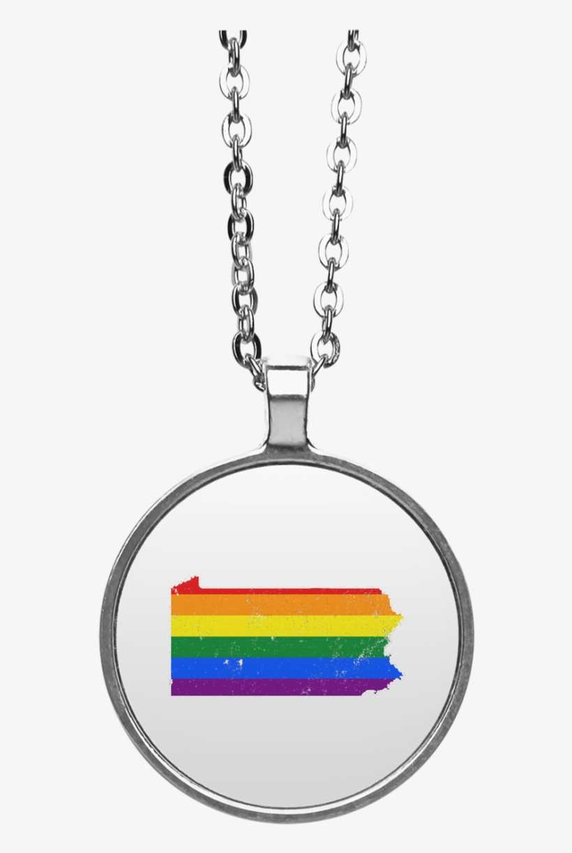 Pennsylvania Rainbow Flag Lgbt Community Pride Lgbt - Grandma Necklace - I Am Proud Of Many Things In Life,, transparent png