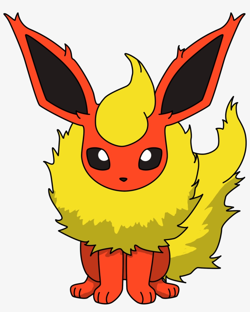 Flareon Picture Png - Evolucion De Eevee Flareon, transparent png