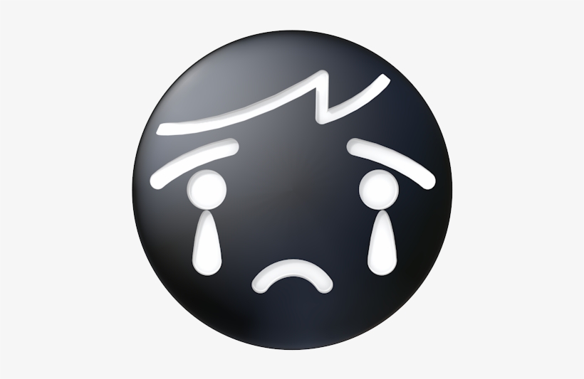 Emoji Illustration / Free - 丸 形 アイコン 画像 黒色, transparent png