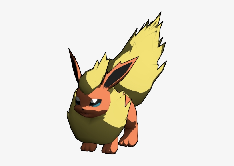 Flareon - Cartoon, transparent png