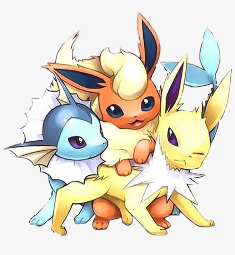 Original Eeveelutions, transparent png