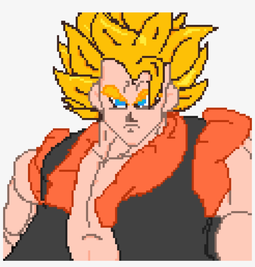 Gogeta Portrait - Superjail, transparent png