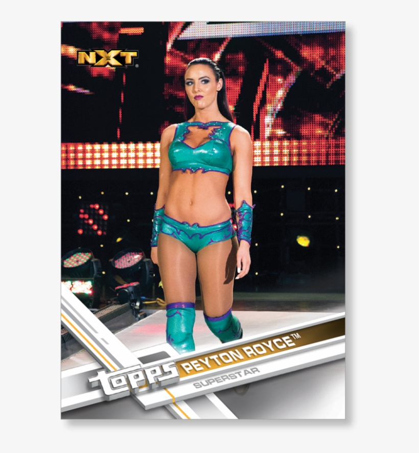 Peyton Royce - Peyton Royce Wwe Topps 2017, transparent png