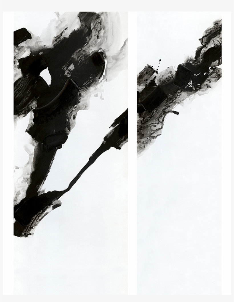 Rorschach Wall Decor, Set Of 2, Multi,acrylic On Canvas,, transparent png
