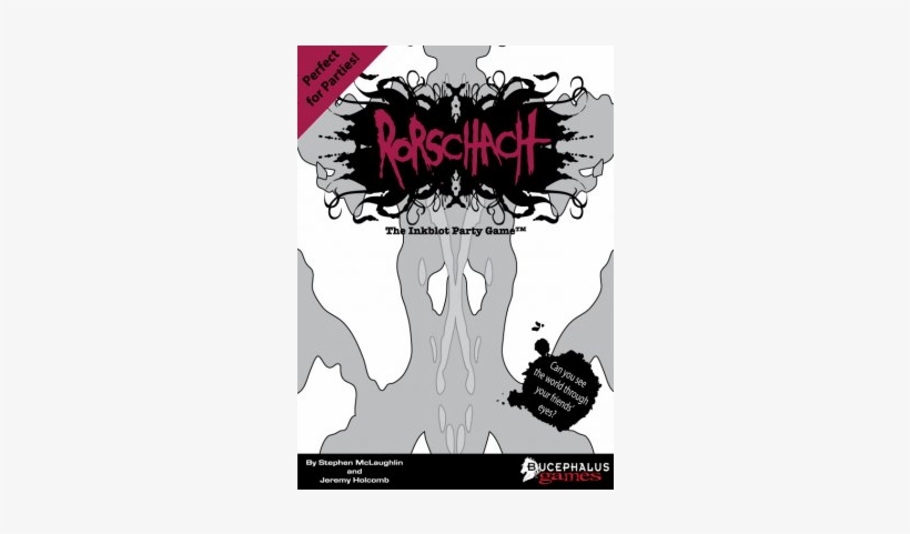 Rorschach - Rorschach - The Inkblot Party Game Great Condition, transparent png