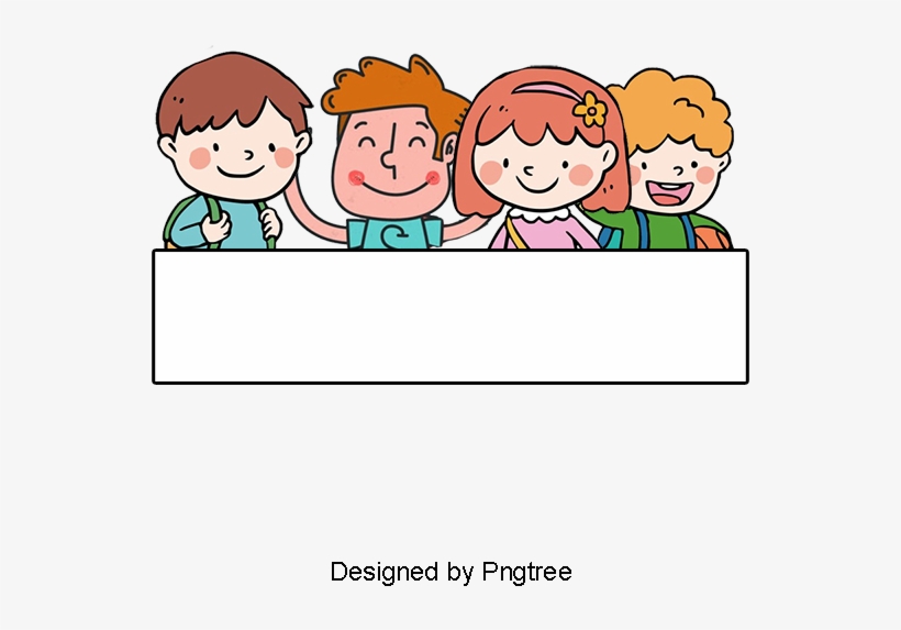 Border Cartoon Cute Children, Cartoon, Lovely, Child - Child, transparent png