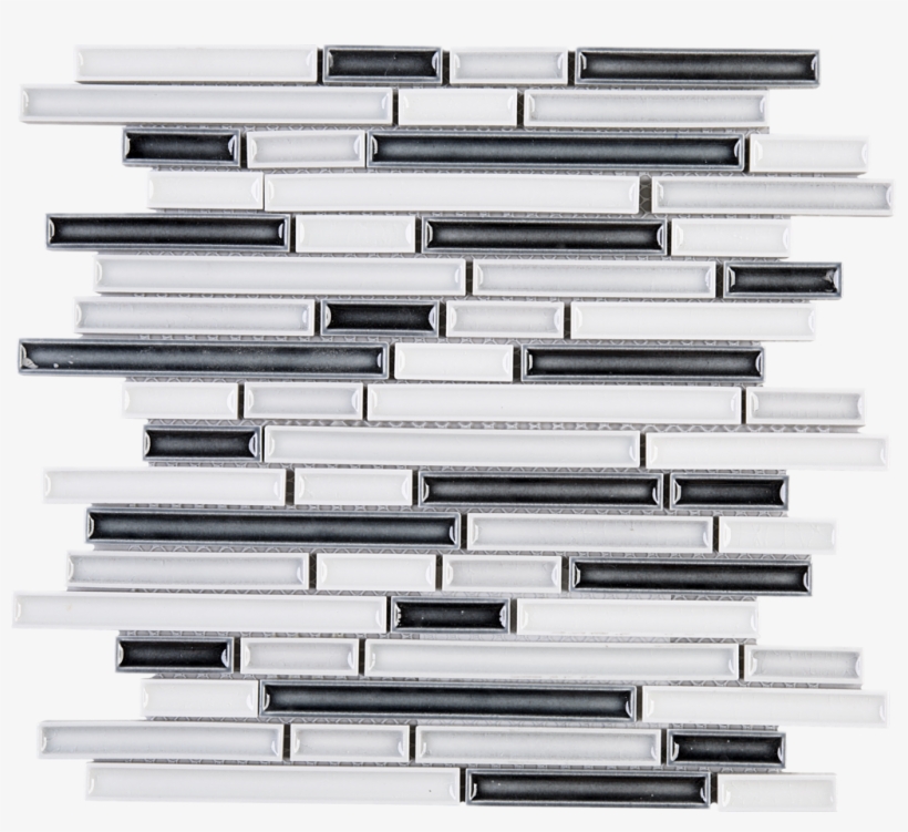 Ash Random Brick Pattern White And Grey Ceramic Mesh - Wood, transparent png