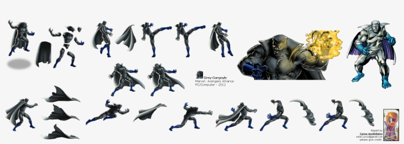 Click To View Full Size - Marvel Avengers Alliance Grey Gargoyle, transparent png