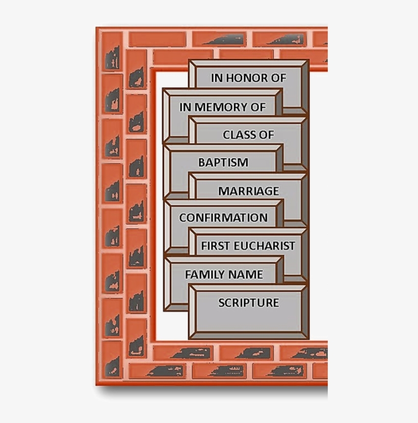 Paving The Way, Engraved Bricks - Wood, transparent png