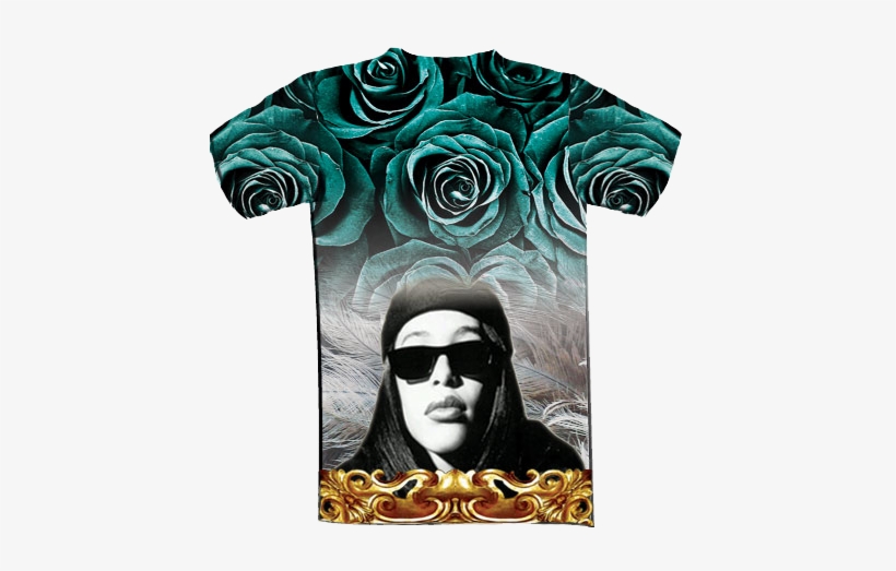 Aaliyah Legacy Tee - Rose Bouquet In Purple Throw Pillow Cover, transparent png