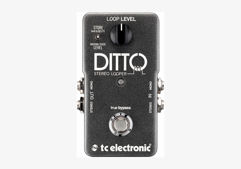 Ditto Stereo Looper Guitar Effects Pedal Tc Electronic Ditto Stereo Looper Guitar Effect Pedal