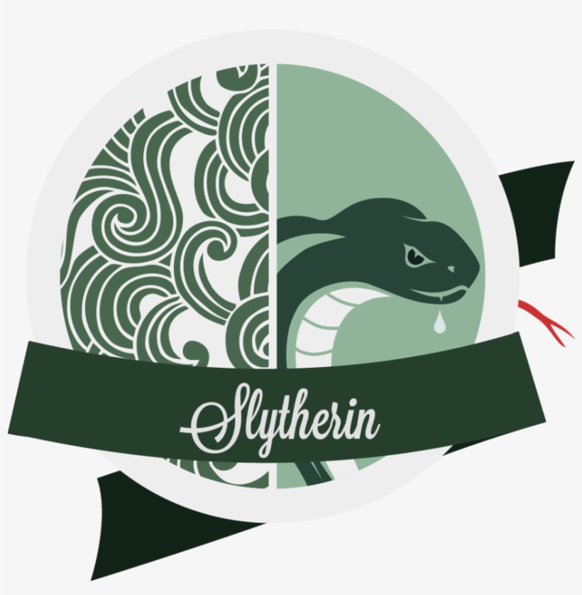 Slytherin By Omninonsense - Creative Design Animal Print Square Throw Pillow, transparent png