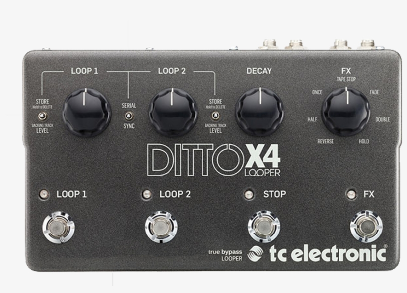 Tc Electronic Ditto X4 Looper - Tc Electronic Ditto X4 Looper Pedal, transparent png