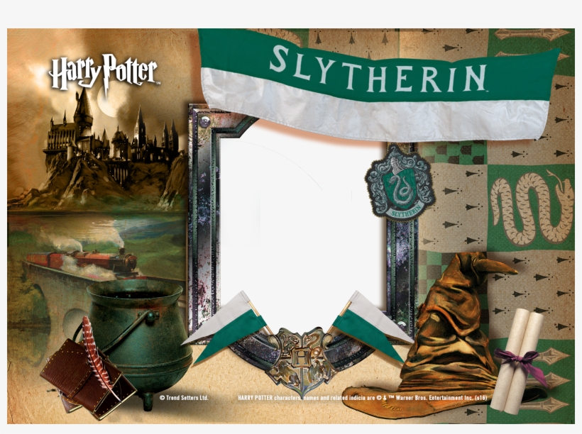 Pledge Your Allegiance To Slytherin By Adding Your - Jim Salvati Full Moon At Hogwarts From Harry Potter, transparent png