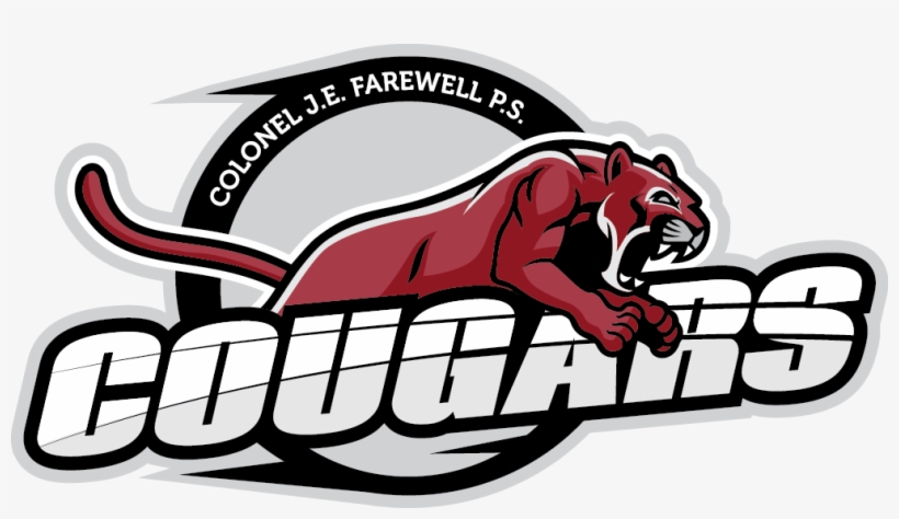 Col Farewell Leaping Cougar - Colonel Je Farewell Public School, transparent png