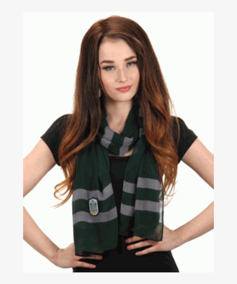 Slytherin Lightweight House Scarf From Harry Potter - Harry Potter Scarf Lightweight, transparent png