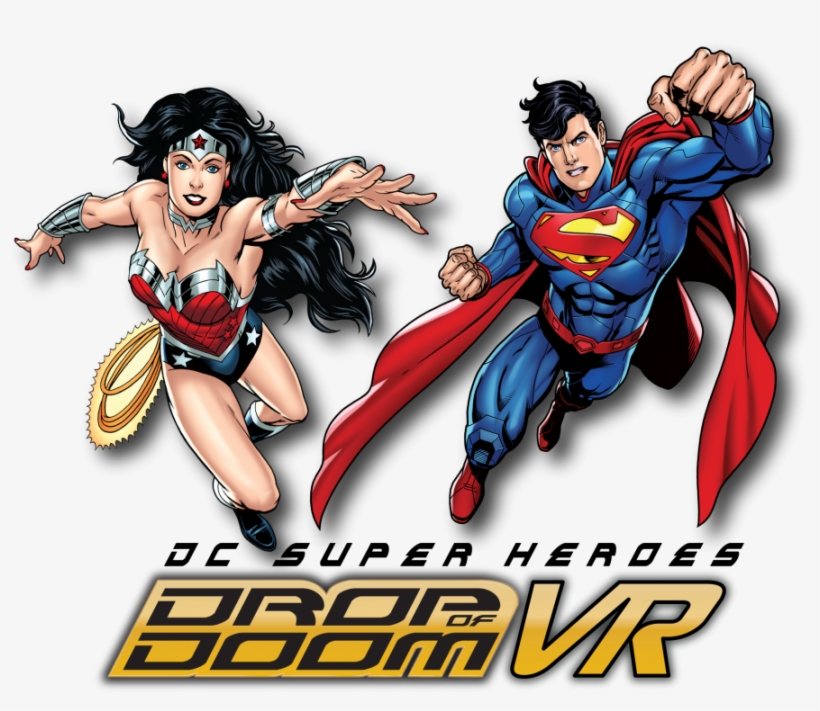 Drop Of Doom To Feature Dc Super Heroes Vr - Six Flags Drop Of Doom Vr, transparent png