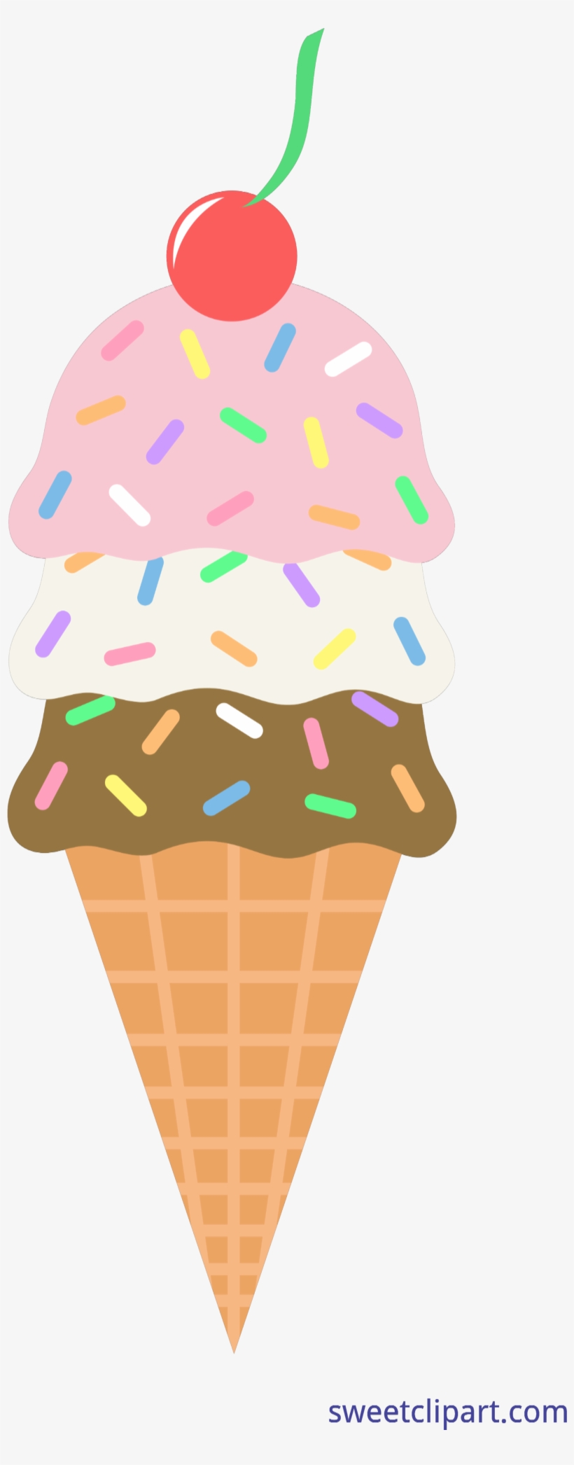 Clipart Black And White Download Neopolitan Sprinkles - Printable Ice Cream Sign, transparent png