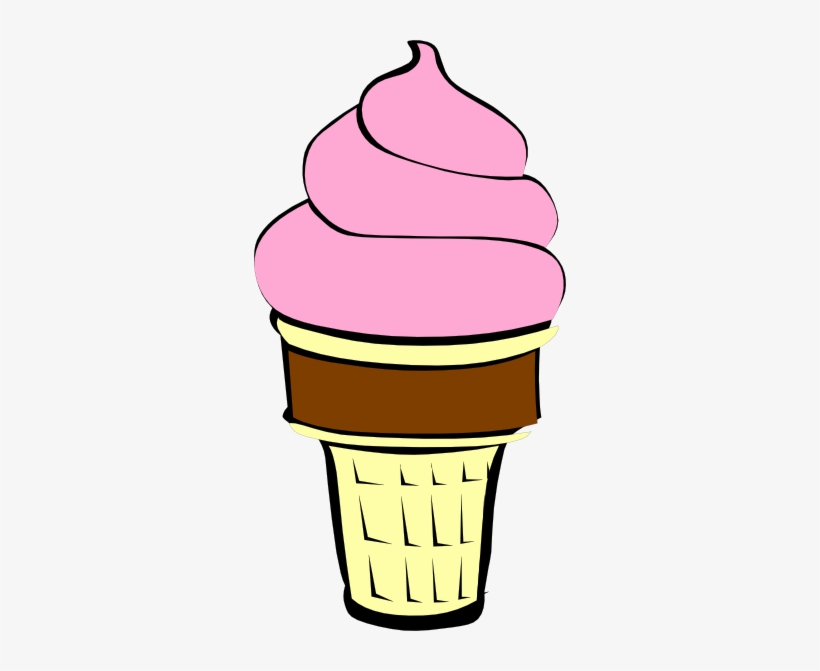 Svg Library Library Strawberries Clipart Ice Cream - Clipart Strawberry Ice Cream, transparent png